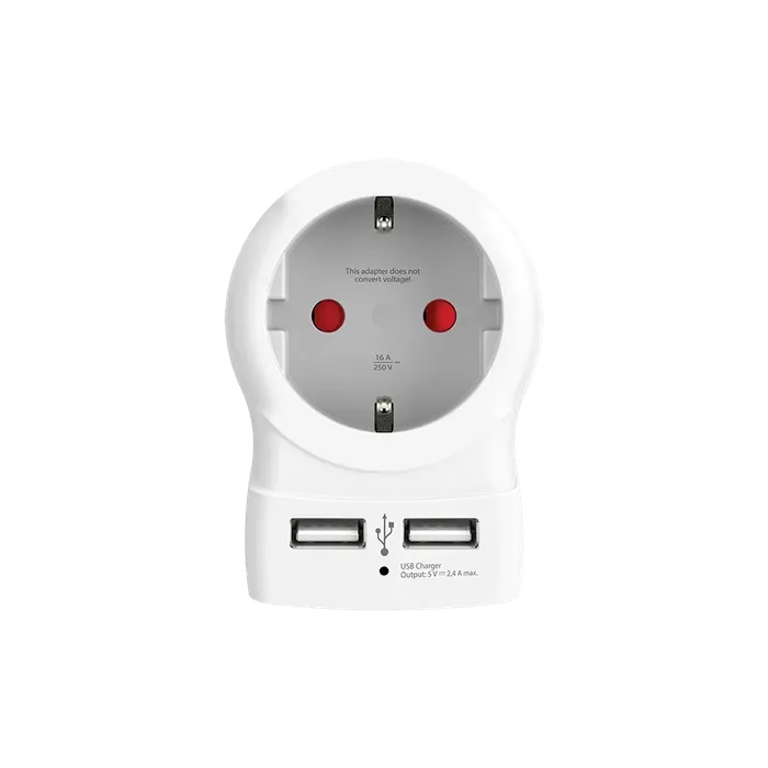 Skross USB-töpseli edestä